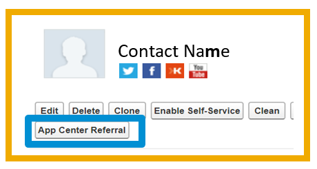 Sample Salesforce App Center Referral