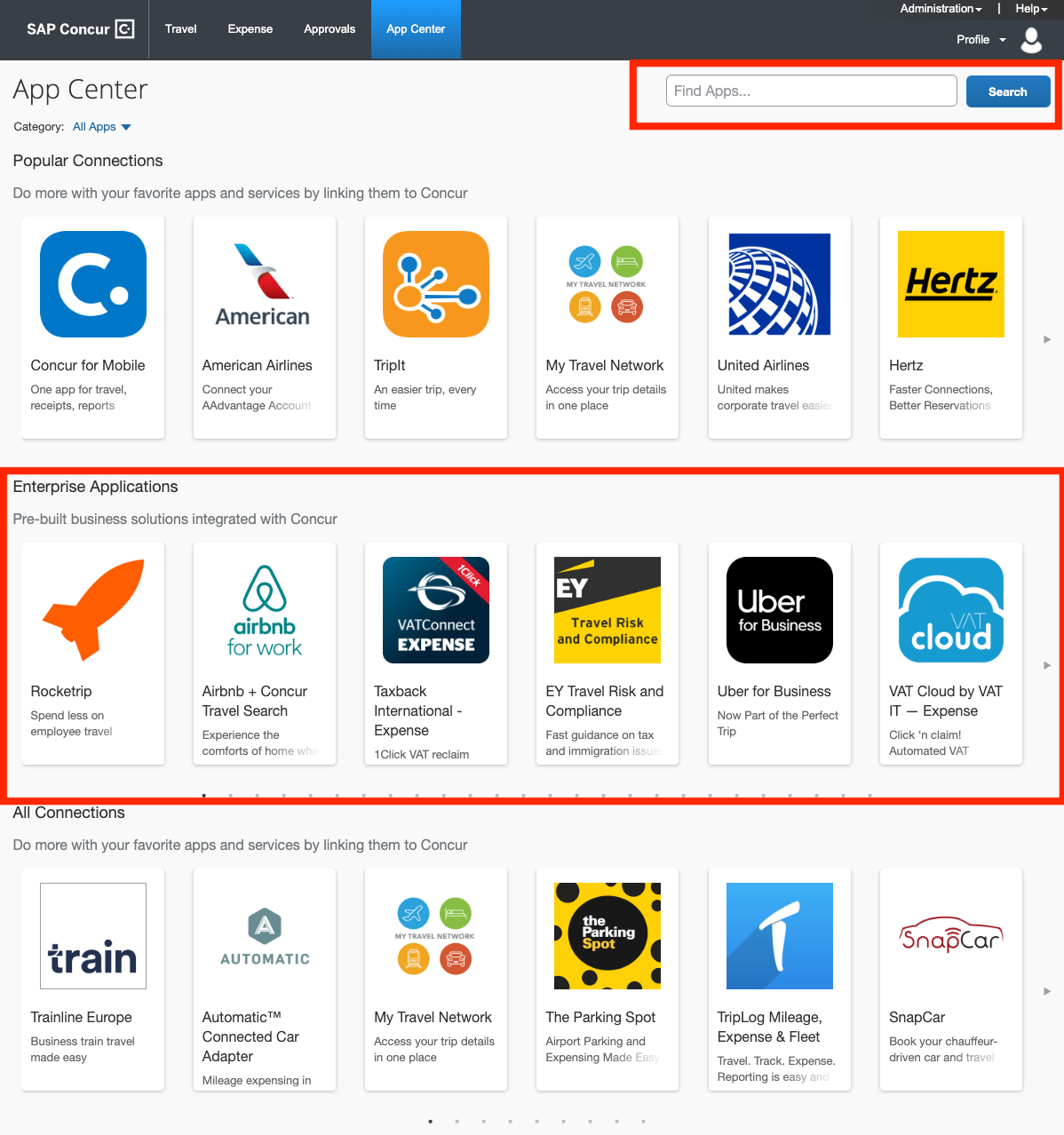 Sap Concur Developer Center Enabling And Disabling Apps From The